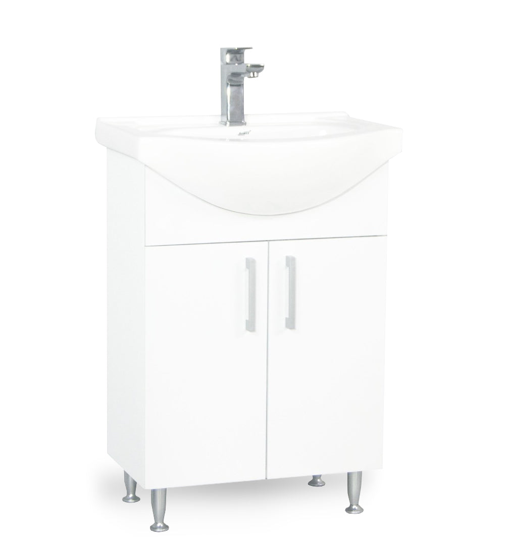 Mobilier Baie eco și lavoar, Seria 005, 50cm, Alb