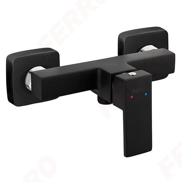 Zicco Black - Baterie perete dus, negru mat
