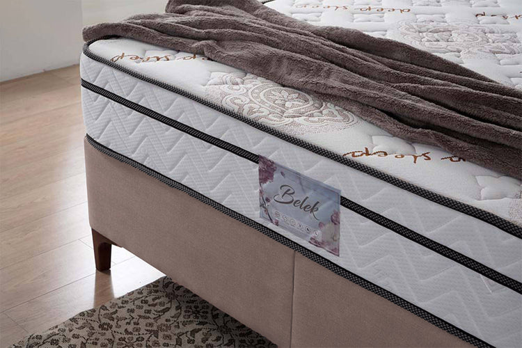 Pat Bellagio 140 x 200 cm, tapitat, culoare cappuccino