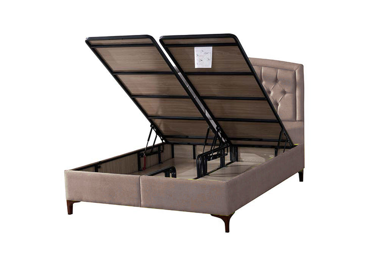 Pat Bellagio 140 x 200 cm, tapitat, culoare cappuccino