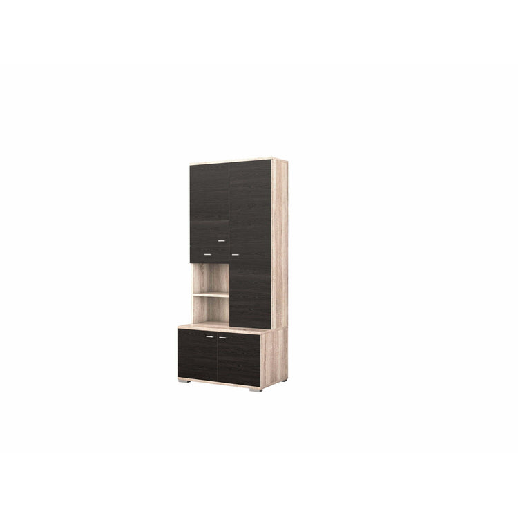 Bibliotecă living Gabriela, 370 cm, Wenge Sonoma