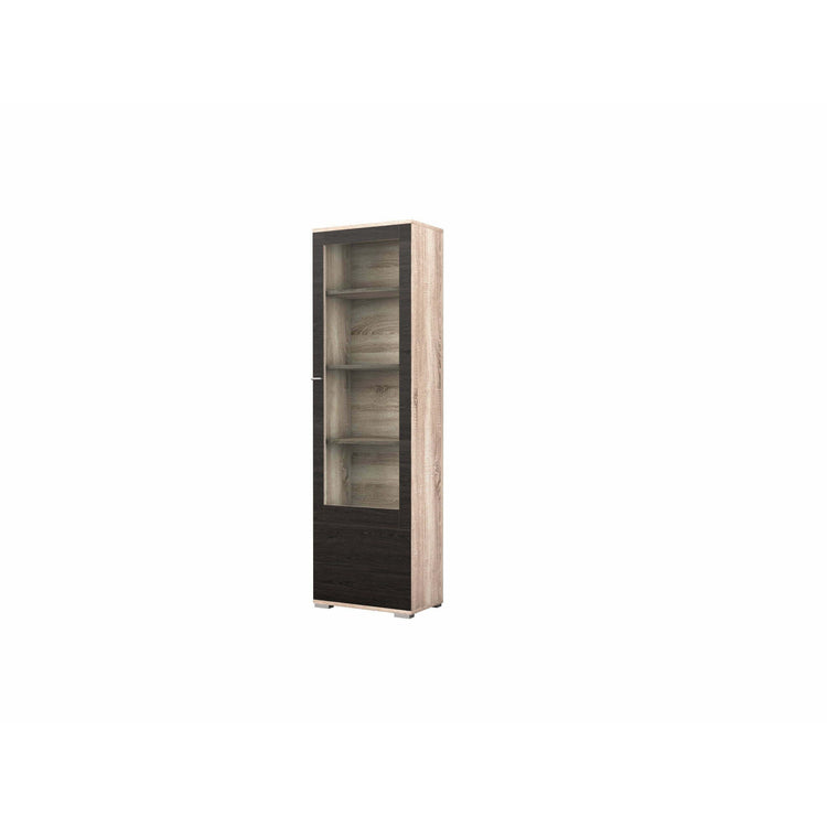 Bibliotecă living Gabriela, 370 cm, Wenge Sonoma