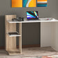 Birou Coral, alb / sonoma, pal, 122x56x75 cm