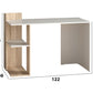 Birou Coral, alb / sonoma, pal, 122x56x75 cm