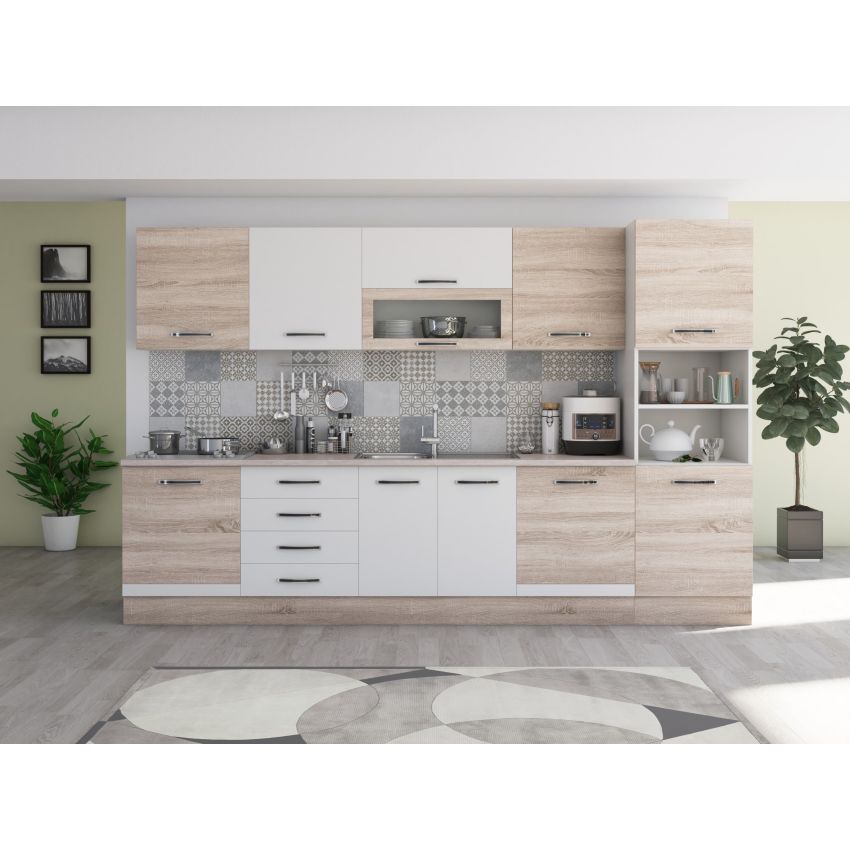 Bucatarie Alfa 320, blat termic, corpuri