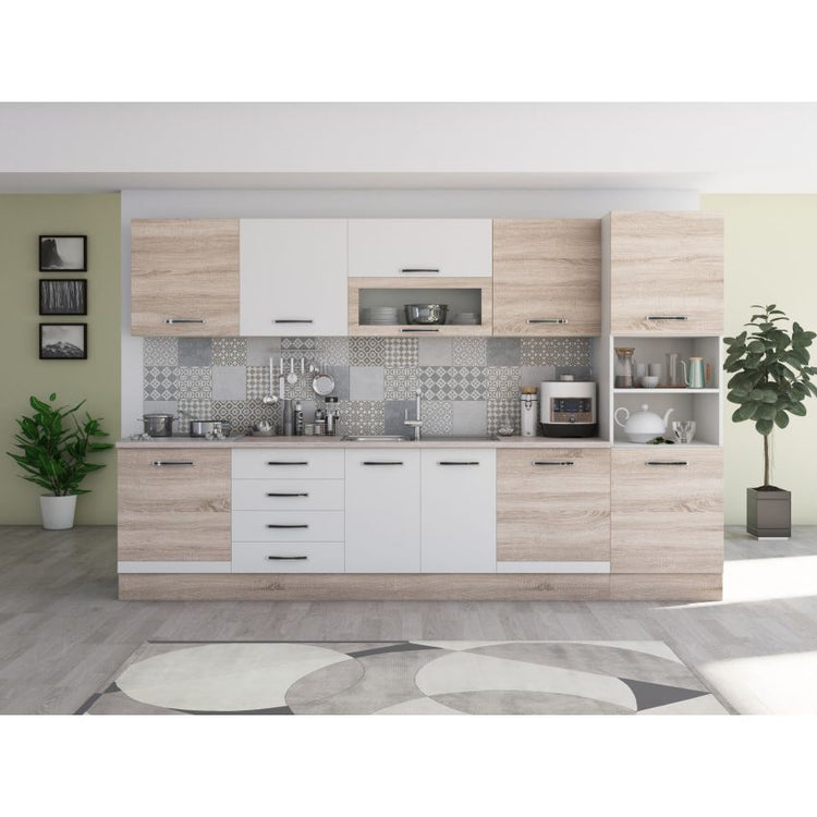 Bucatarie Alfa 320, blat termic, corpuri