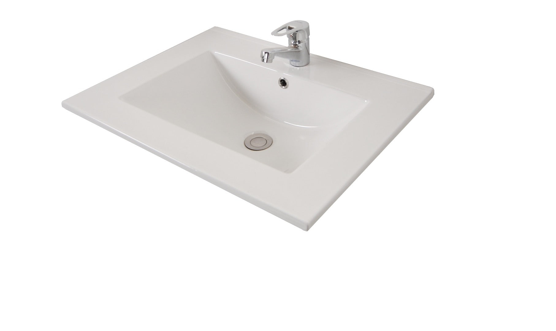 Mobilier Baie și lavoar, Seria 032, Sertare, 60cm, Alb/Sonoma