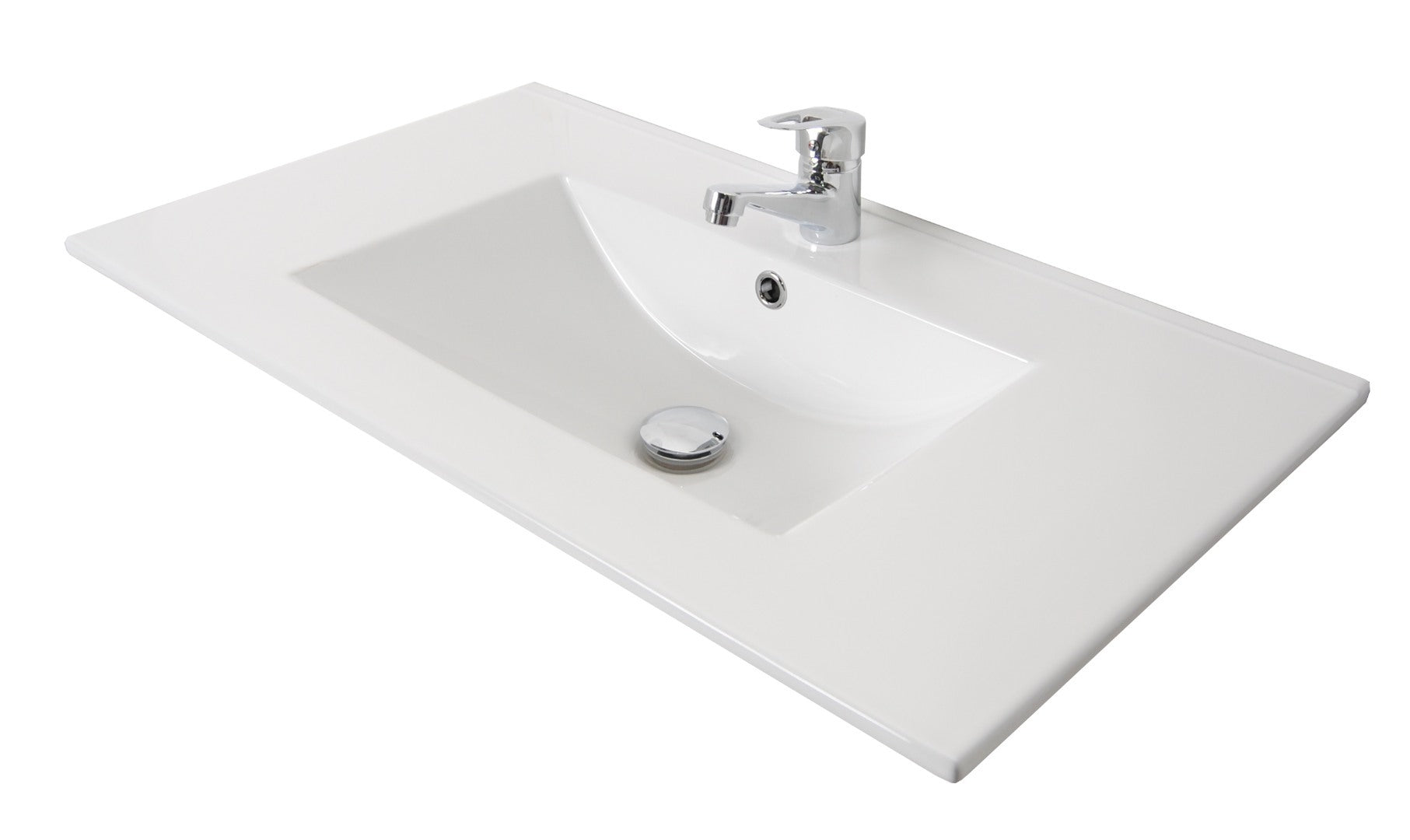 Mobilier Baie MDF și lavoar, Seria 032, Sertare, 60cm, Antracit-Sonoma
