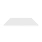 Cadita de dus patrata 90x90 cm, slim 3 cm, alb lucios