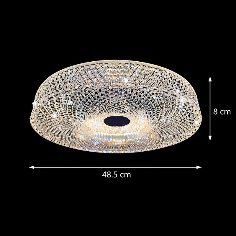 Lustra LED RADIAN Eleganza, 38.9W, Diametru 48.5 cm, Lumina Calda/Neutra/Rece, Alb-5