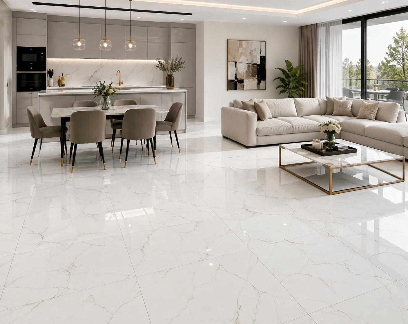 Gresie Catalina Light Glossy 60x60 1.44