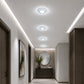 Spot LED ORBITA, 5W, Rotund, Lumina Rece + RGB, Alb, Rasina si Sticla