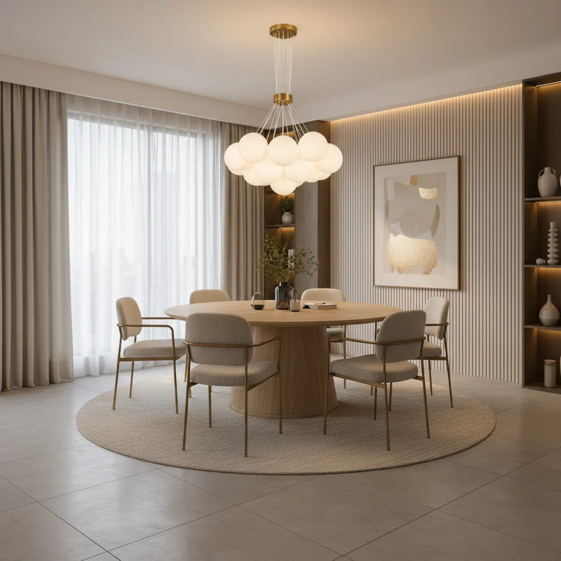 Lustra MODERNA LOFT Bagliore, Glob, 13xE27, Inaltime Reglabila, Auriu-3