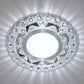 Spot LED ORBITA, 5W, Rotund, Lumina Rece + RGB, Alb, Rasina si Sticla
