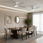 Lustra LED Ventilator VENTIS cu Telecomanda, 21 W, D80cm, Lumina Rece/Neutra/Calda, Metal si Plastic, Alb