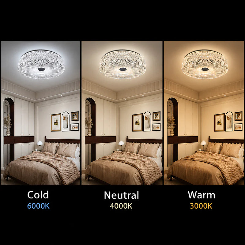 Lustra LED RADIAN Nobile, 43W, Diametru 39.5 cm, Lumina Calda/Neutra/Rece, Alb-5