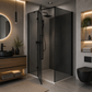 Cabina Dus Sticla 6mm, Fumuriu, 80x120x190cm