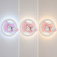 Lustra LED cu telecomanda 71W, Diametru 50cm, lumina Rece/Calda/Neutra, Roz