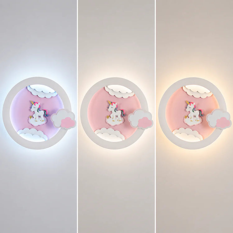 Lustra LED cu telecomanda 71W, Diametru 50cm, lumina Rece/Calda/Neutra, Roz