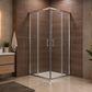 Cabina dus 90x90cm patrata sticla 4MM RDR6 GOBE