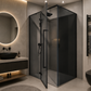 Cabina Dus Sticla 6mm, Fumuriu, 80x100x190cm