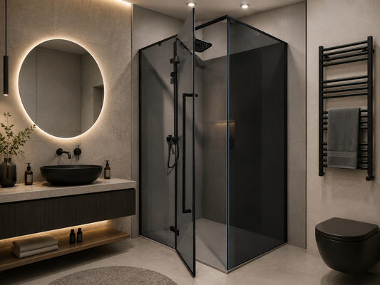 CABINA DUS GEAM FUMURIU 6MM 100X80CM