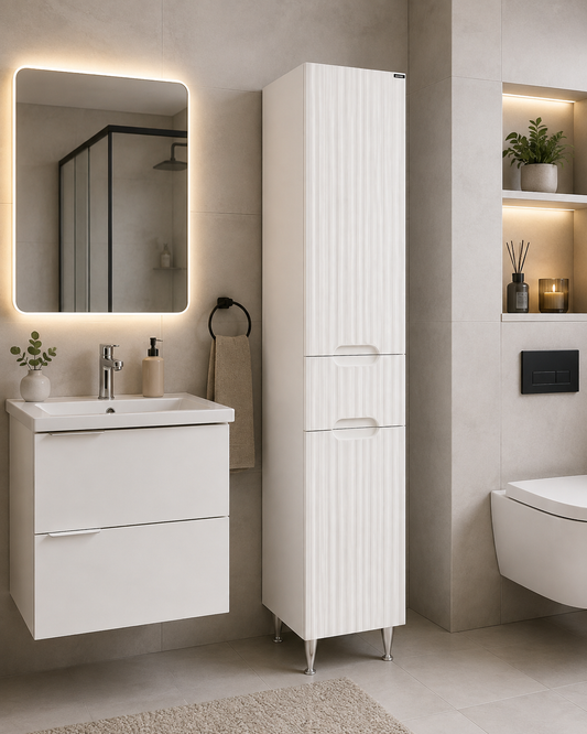 SERIA 033 - DULAP BAIE INALT MDF 30CM ALB