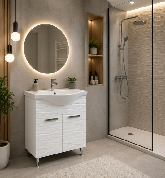 Seria 144 - Mobilier baie 65cm + Lavoar Albatros 65cm - 7065