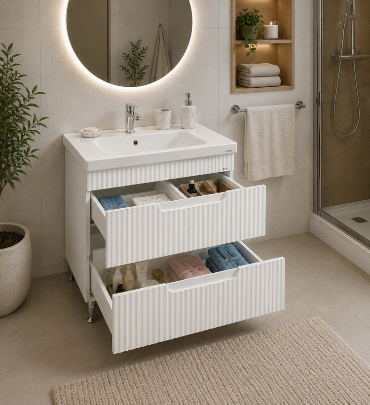 SERIA 033 - MOBILIER BAIE 80CM SRT ALB - LV2080