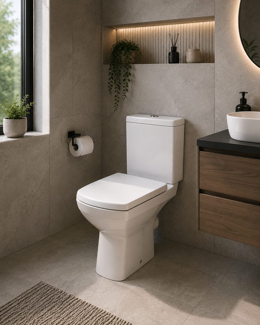 Set Wc Cersanit Carina Clean On, Scurgere Laterala
