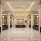 Candelabru Cristal FLEUR Supremo 14xE14, Dimensiune 100x35 cm, Inaltime 35 cm, Auriu Lucios, Inaltime Reglabila, Design Elegant