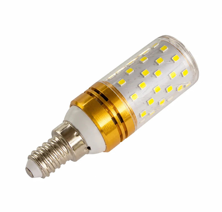 Bec E14 LED, 12W, Auriu, Lumina calda/Neutra/Rece 3000k/4000k/6000k