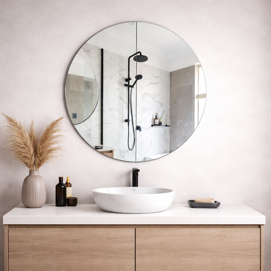 OGLINDA BAIE LED ROTUNDA 70X70CM