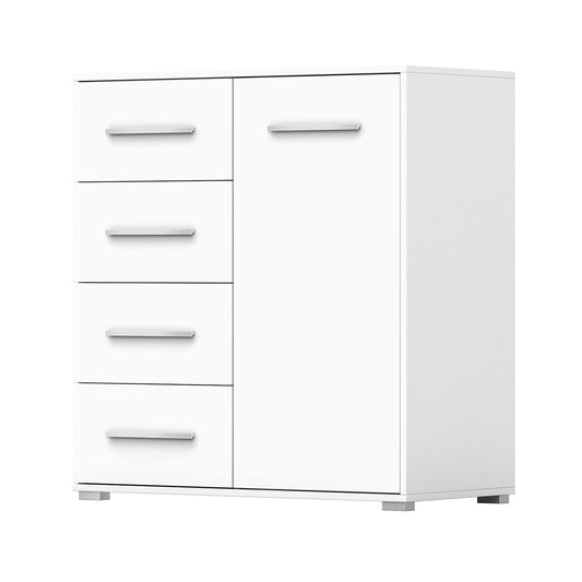 Comoda mini stela 1d4s, pal, 90x95x45 cm