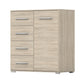 Comoda mini stela 1d4s, pal, 90x95x45 cm