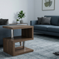Masa cafea HT-74, 44x38x52 cm, stejar, MDF