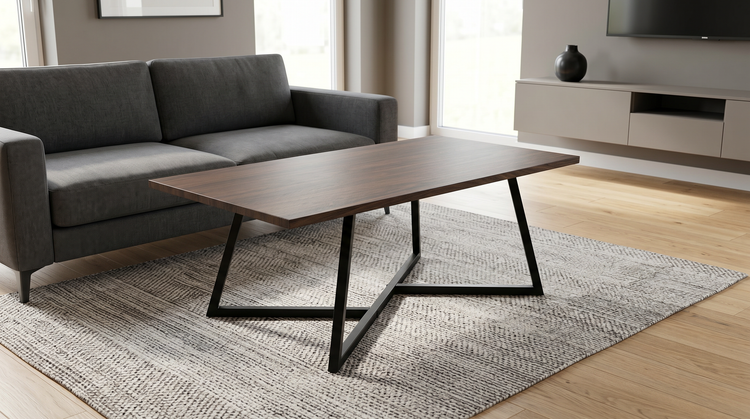 Masa cafea HT-155, 110x60 cm, stejar, MDF