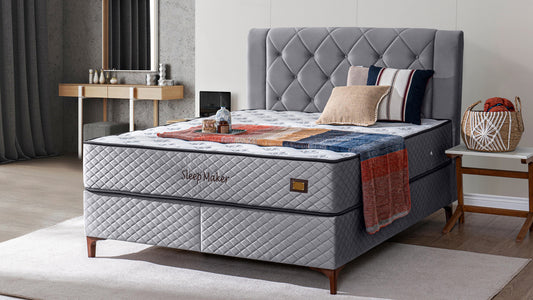 Pat Encanto 160 x 200 , tapitat cu somiera metalica