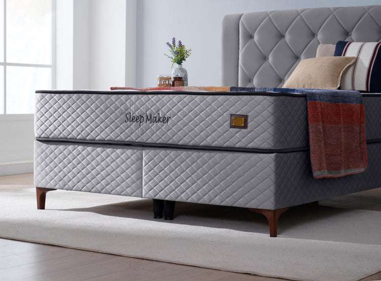 Pat Encanto 160 x 200 , tapitat cu somiera metalica