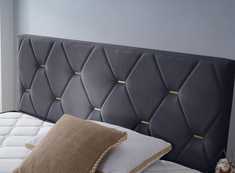 Pat Nobi 160 x 200 , tapitat, culoare antracit