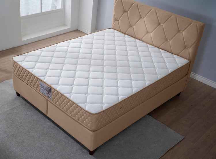 Pat Nobi 160 x 200 , tapitat, culoare crem