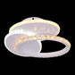 Lustra LED, 24W, 3000K/4000K/6000K, Alb, Acril si Cristal, IP.20 4318