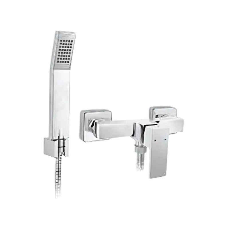 Zicco - Baterie perete dus cu set de dus inclus, crom BZI77-1