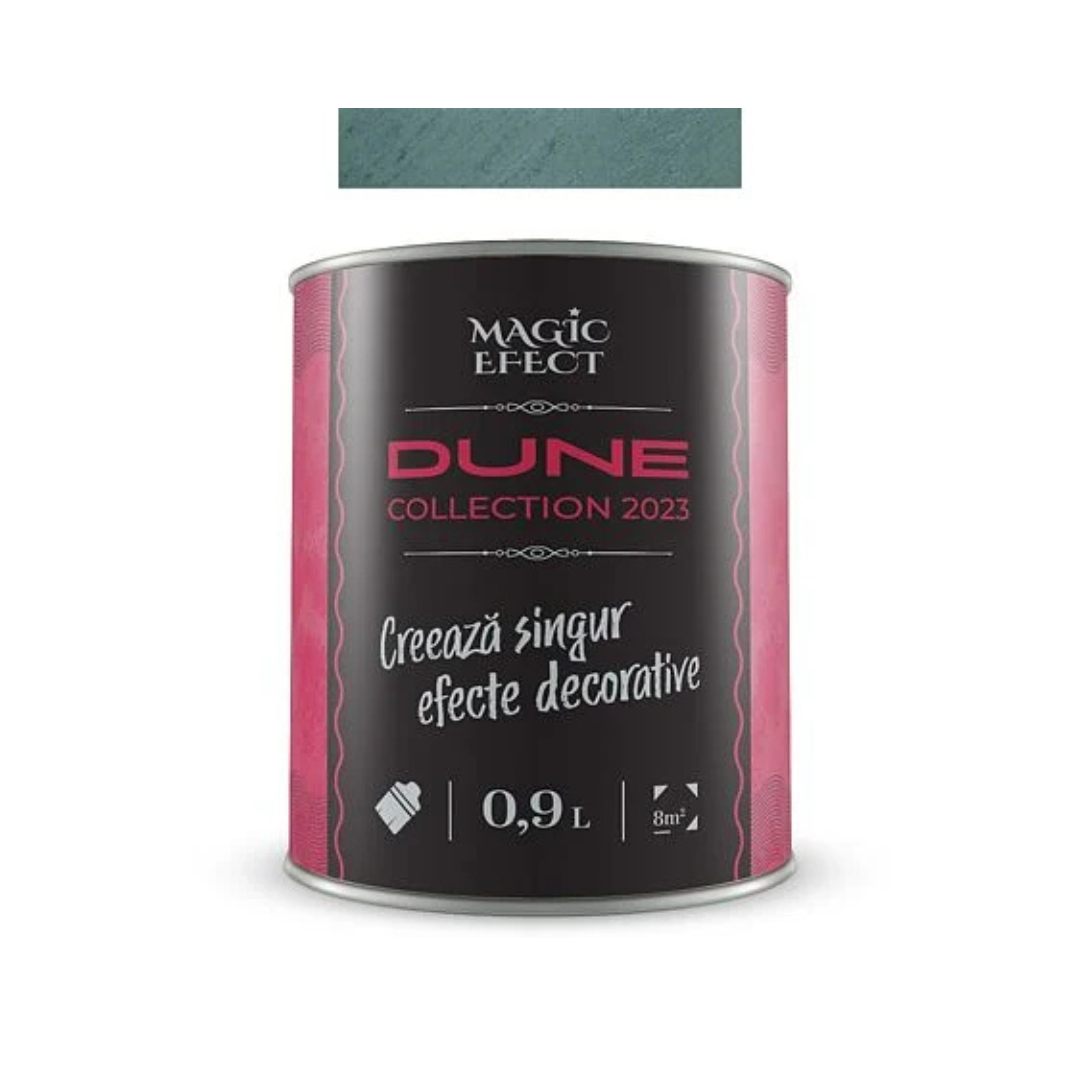Vopsea decorativa cu efect de dune de nisip, Magic Efect Dune Amazon Green, 0.9 l