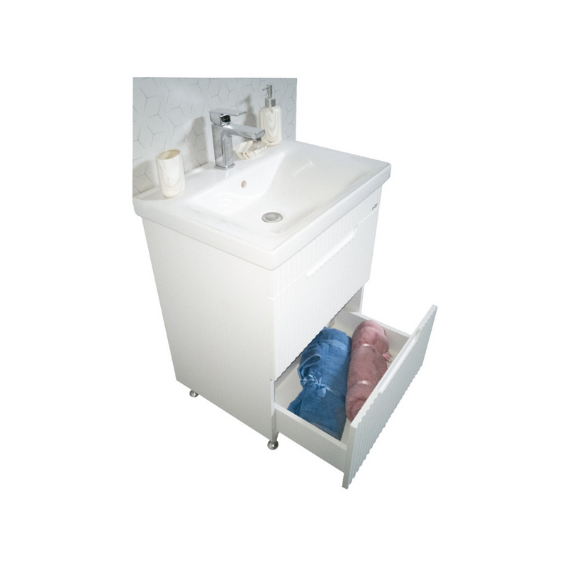 SERIA 033 - MOBILEIR BAIE SRT ALB 60CM - LV2060-3