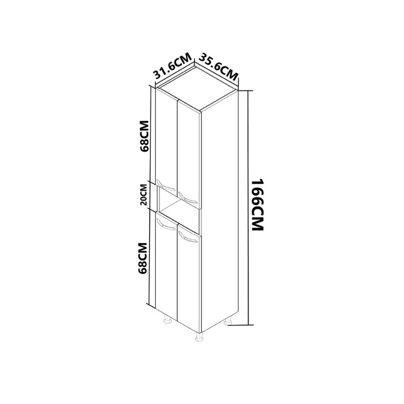 COLOANA SERIA 002 ALB M-3