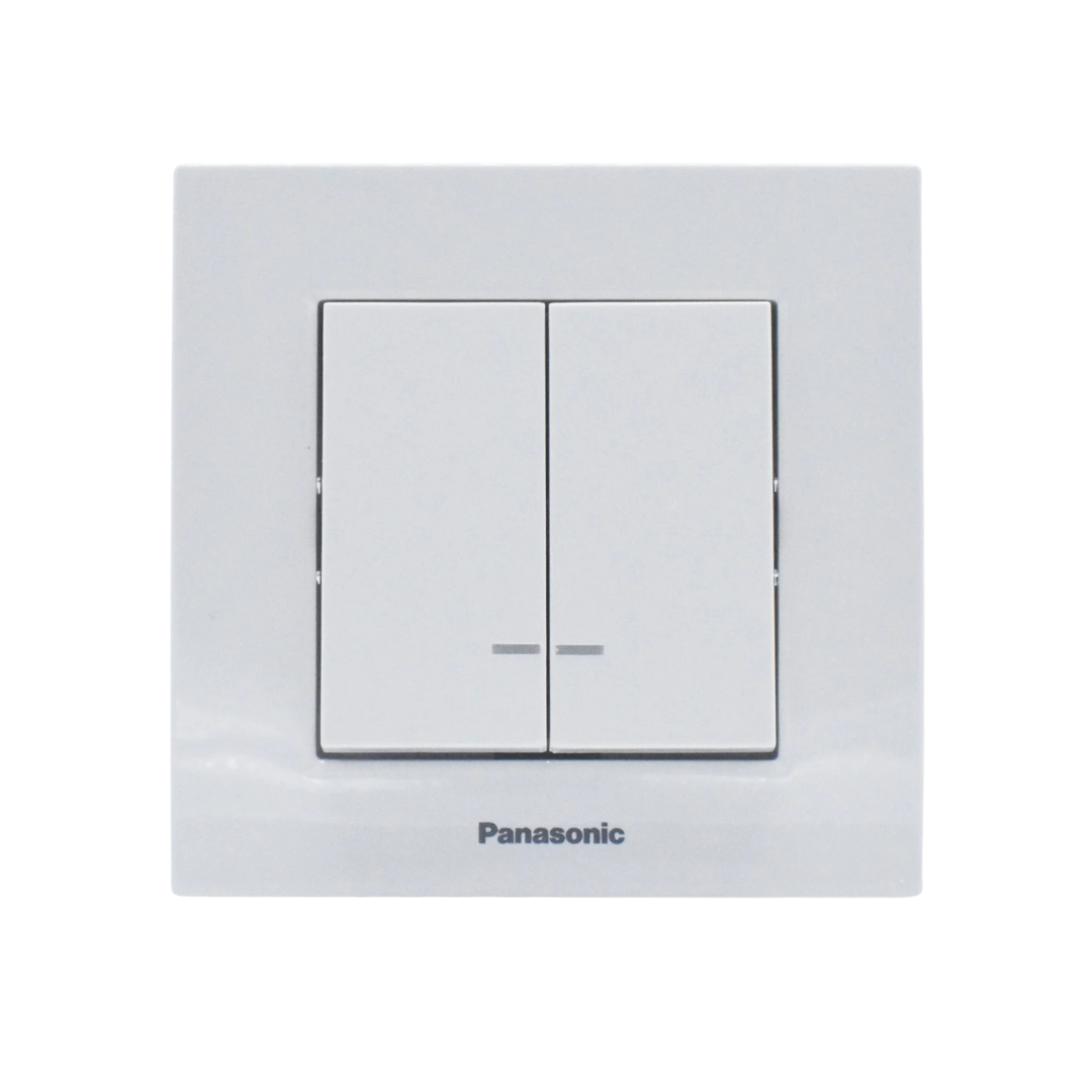 Comutator cu led Karre Plus Panasonic, ST, alb
