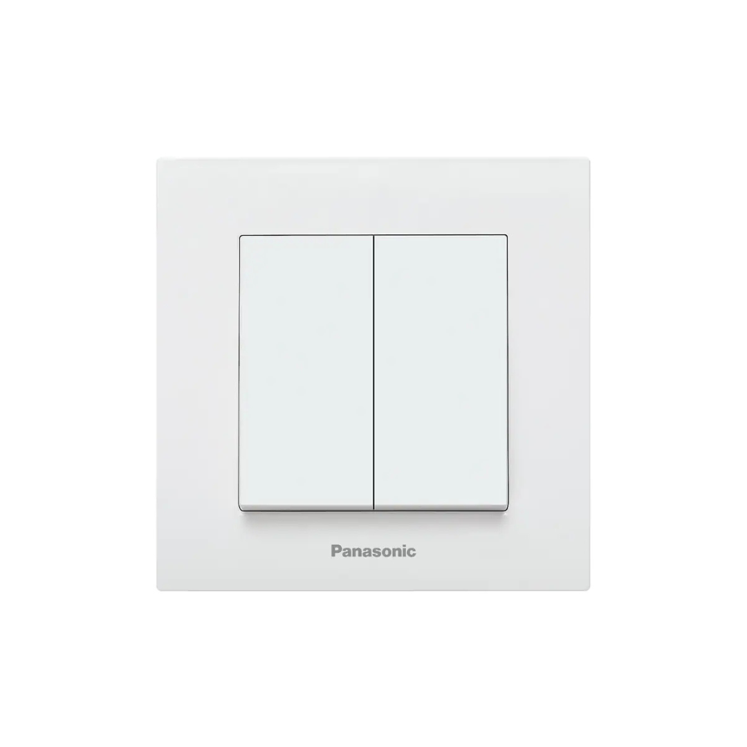 Intrerupator Panasonic Karre Plus P-KP2, Alb