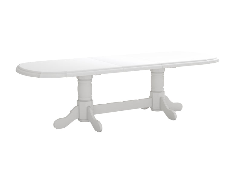 Masa extensibila 200-250x100 cm, Jork, lemn alb-1