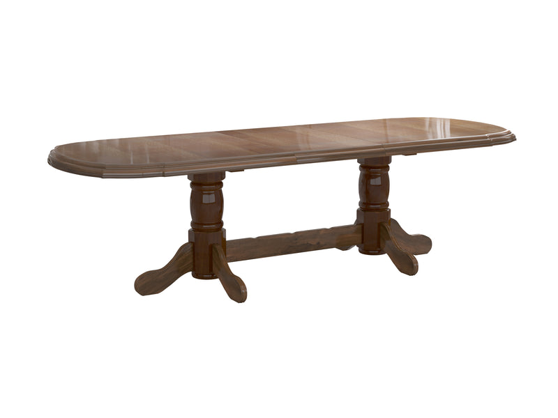 Masa extensibila 200-250x100 cm, Jork, lemn nuc-1